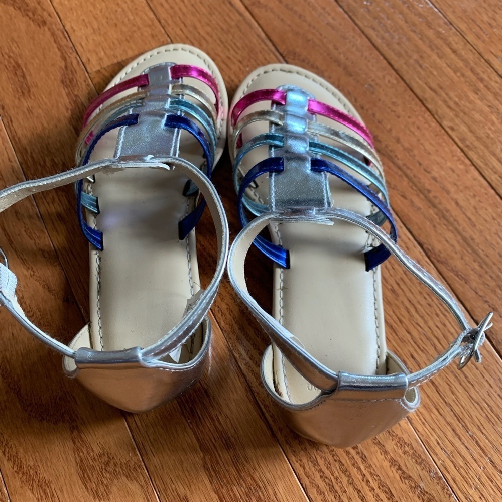 Gymboree silver sandals size 1 - Picture 3 of 4